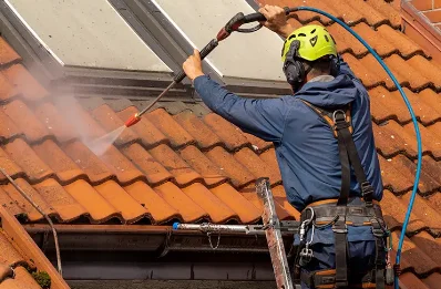 Démoussage et hydrofuge de toiture à Doumy